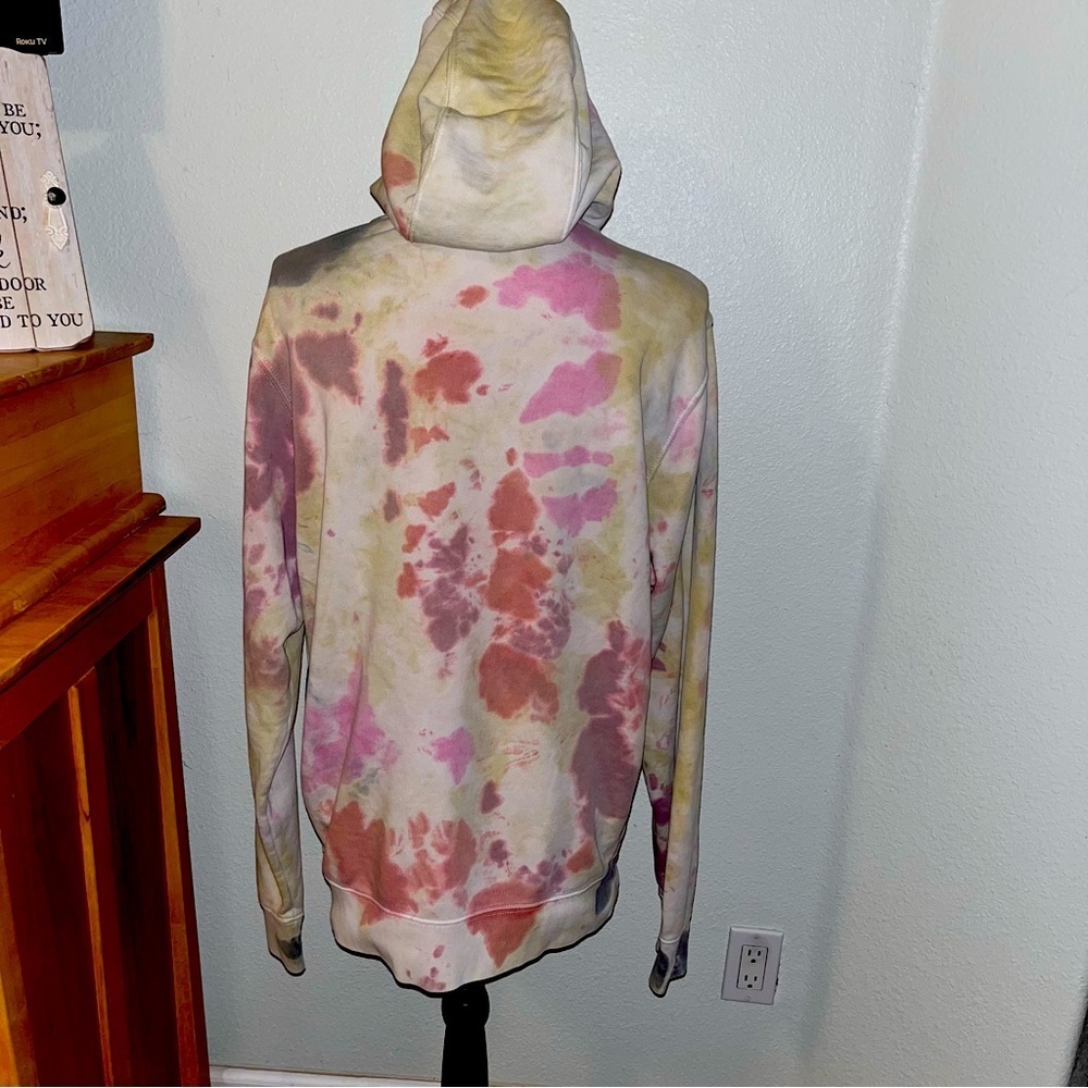 NIKE SPORTSWEAR TYE DYE CAMO PULLOVER HOODIE CU4345 MEN - Picture 2 of 16
